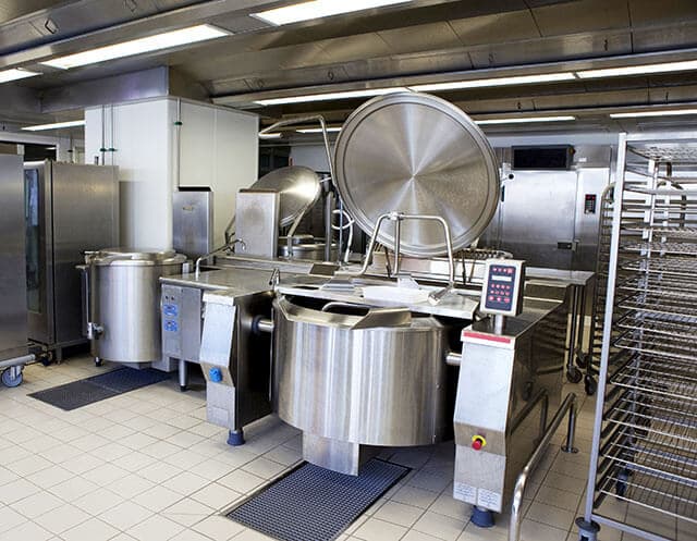 Gereinigte Industrieanlage