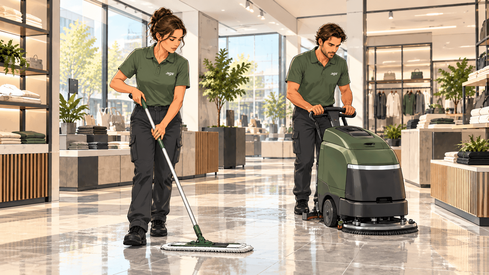 Reinigungskräfte (m/w/d) im Raum München – Minijob im Einzelhandel